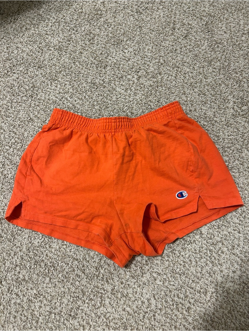 Champion Bright Orange Women's Athletic Shorts